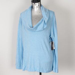 NWT Isaac Mizrahi cowl neck sweater - XL